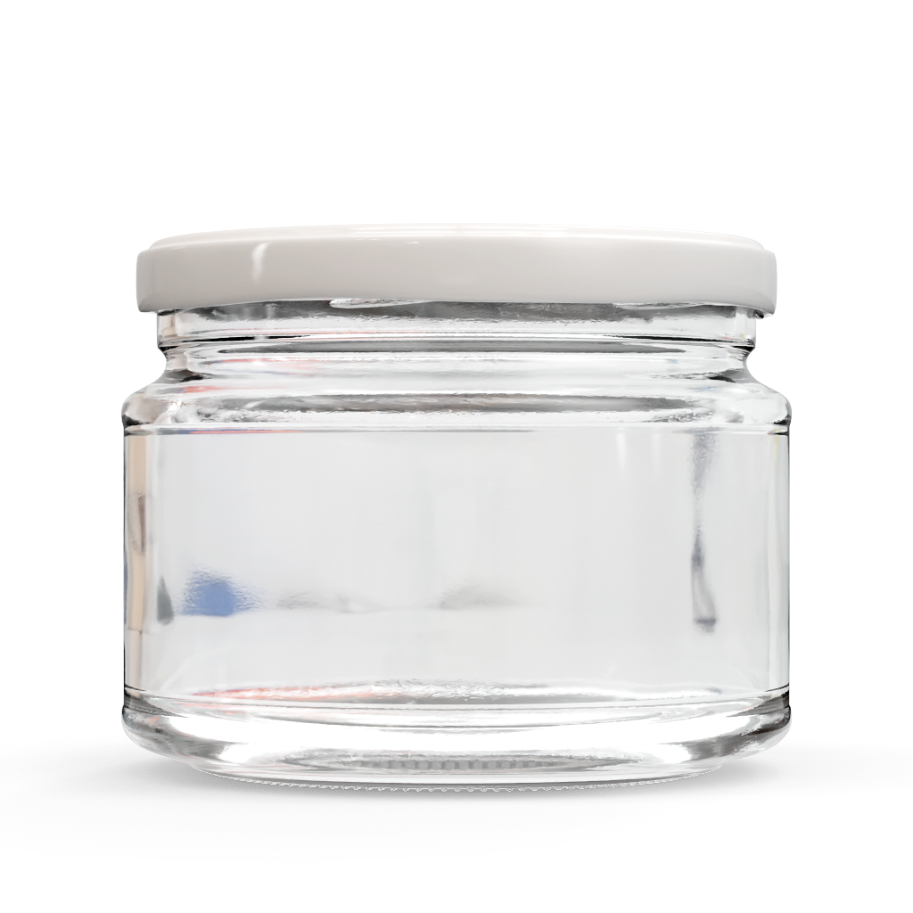 Glasglas (transparent)