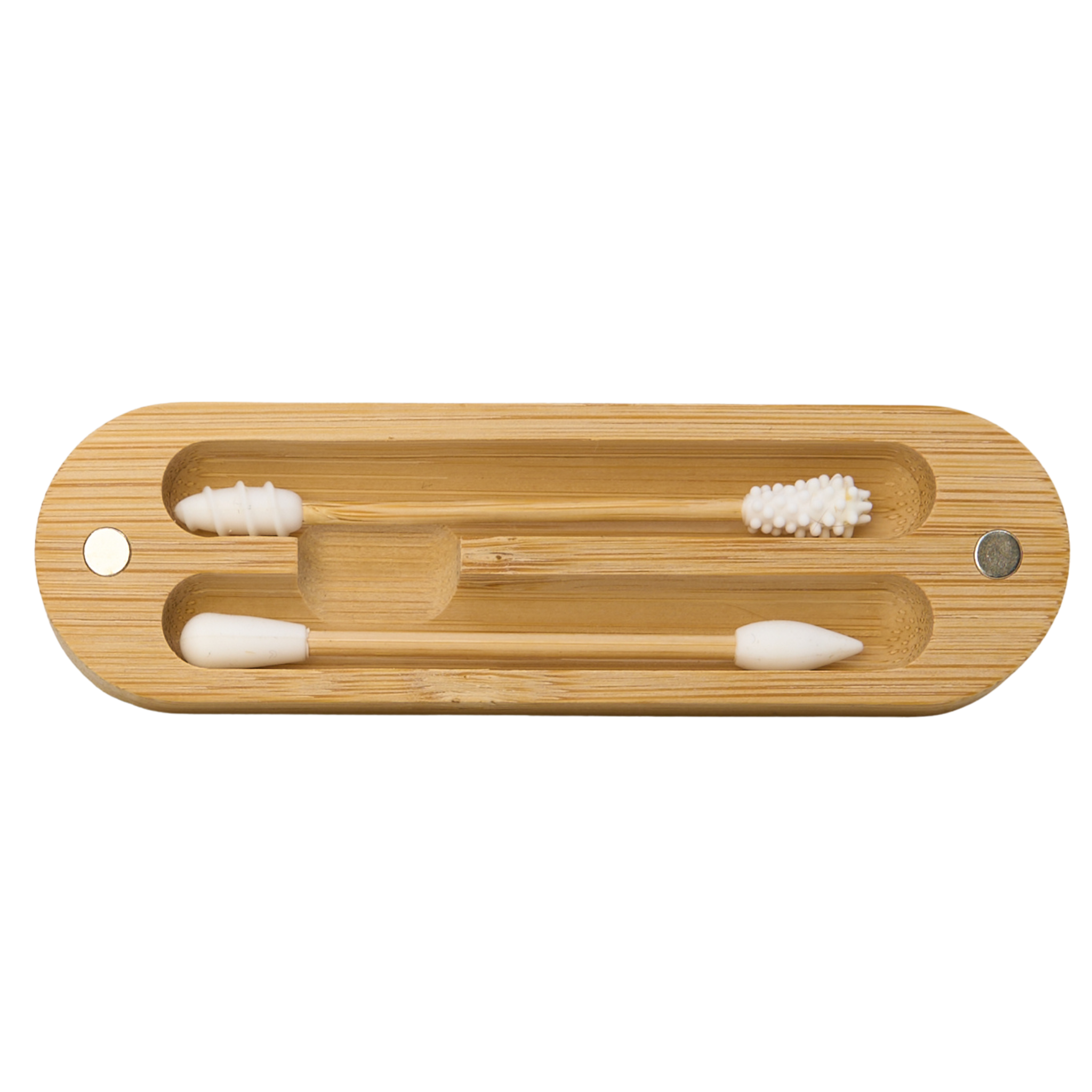 Widderverwendbare Wattstäbchen-Set (Bambus)