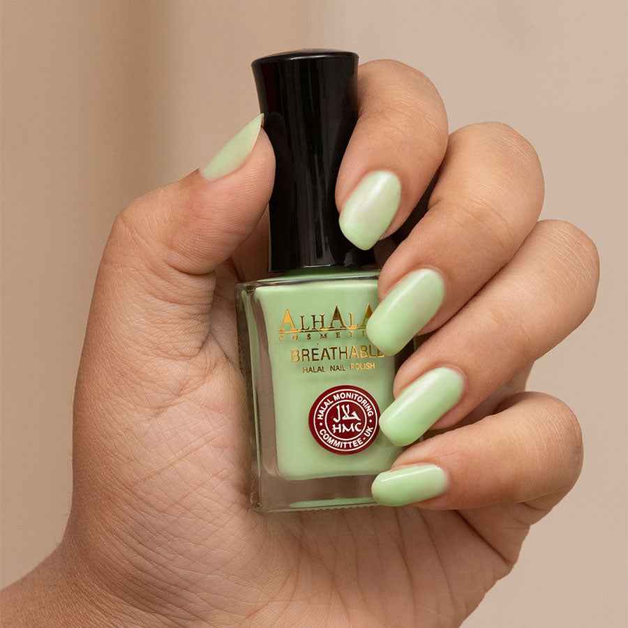 Mintgréng Nagellack