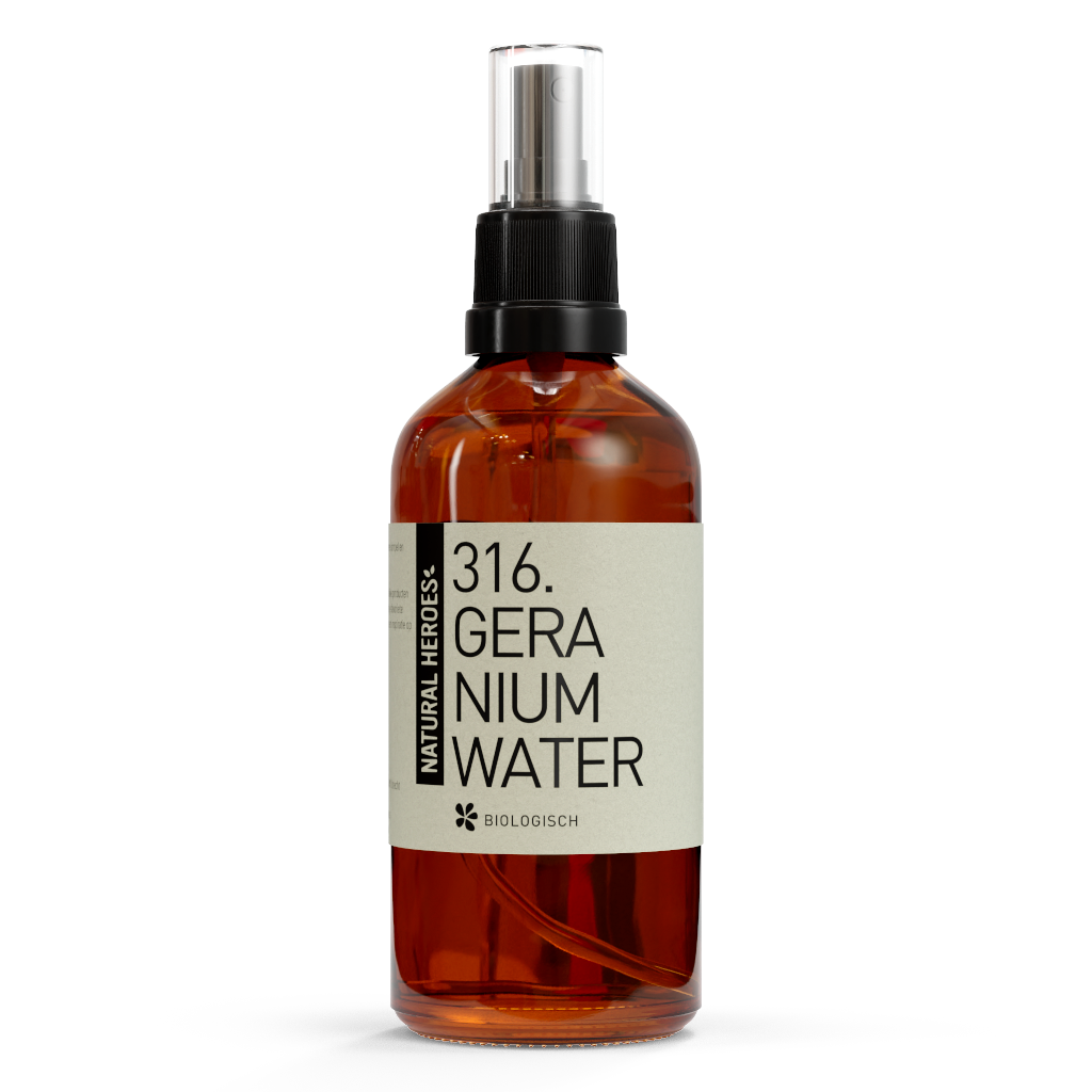 Geraniumwaasser, organescht (Hydrosol)