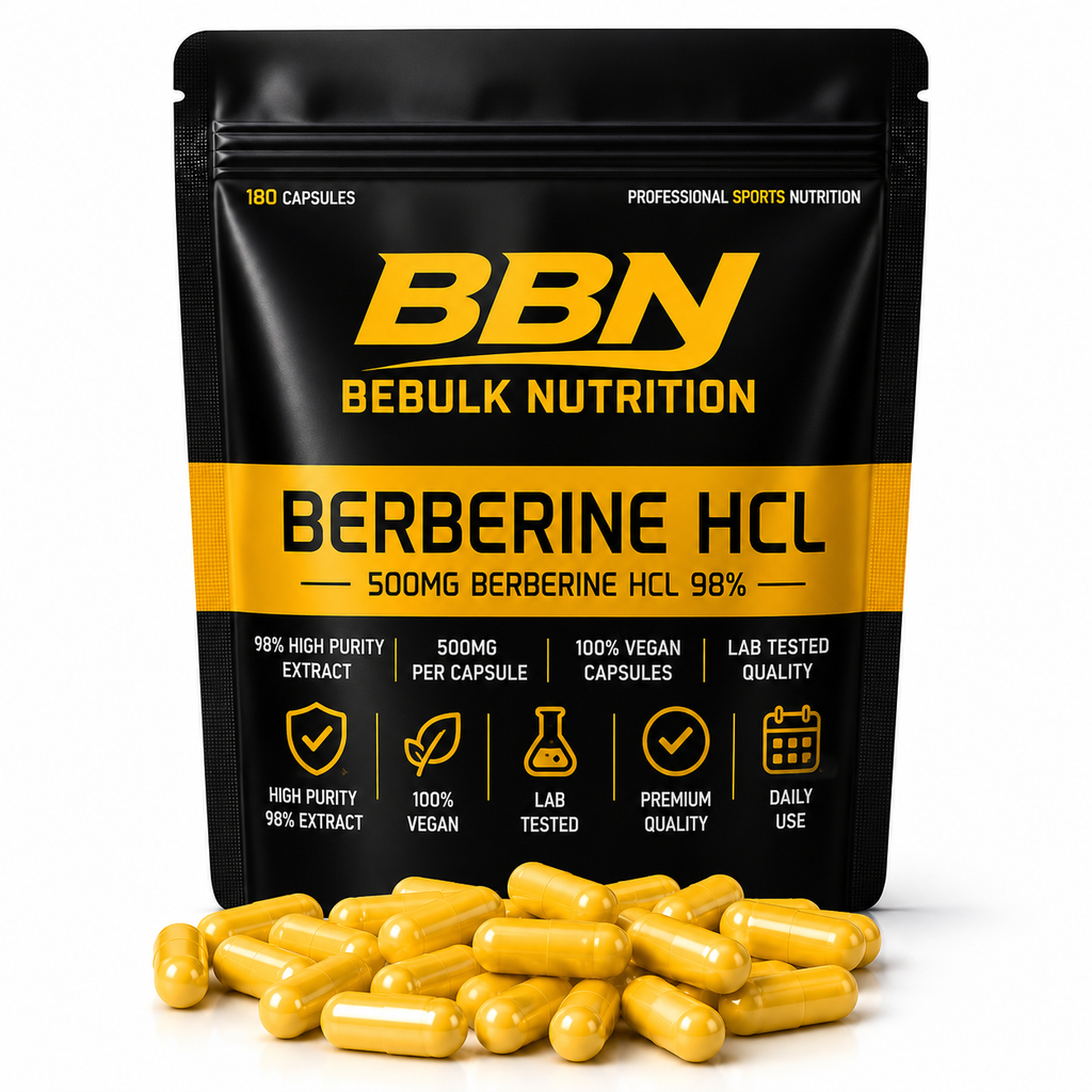 Berberin HCL 98% - Vegan - BeBulk Nutrition