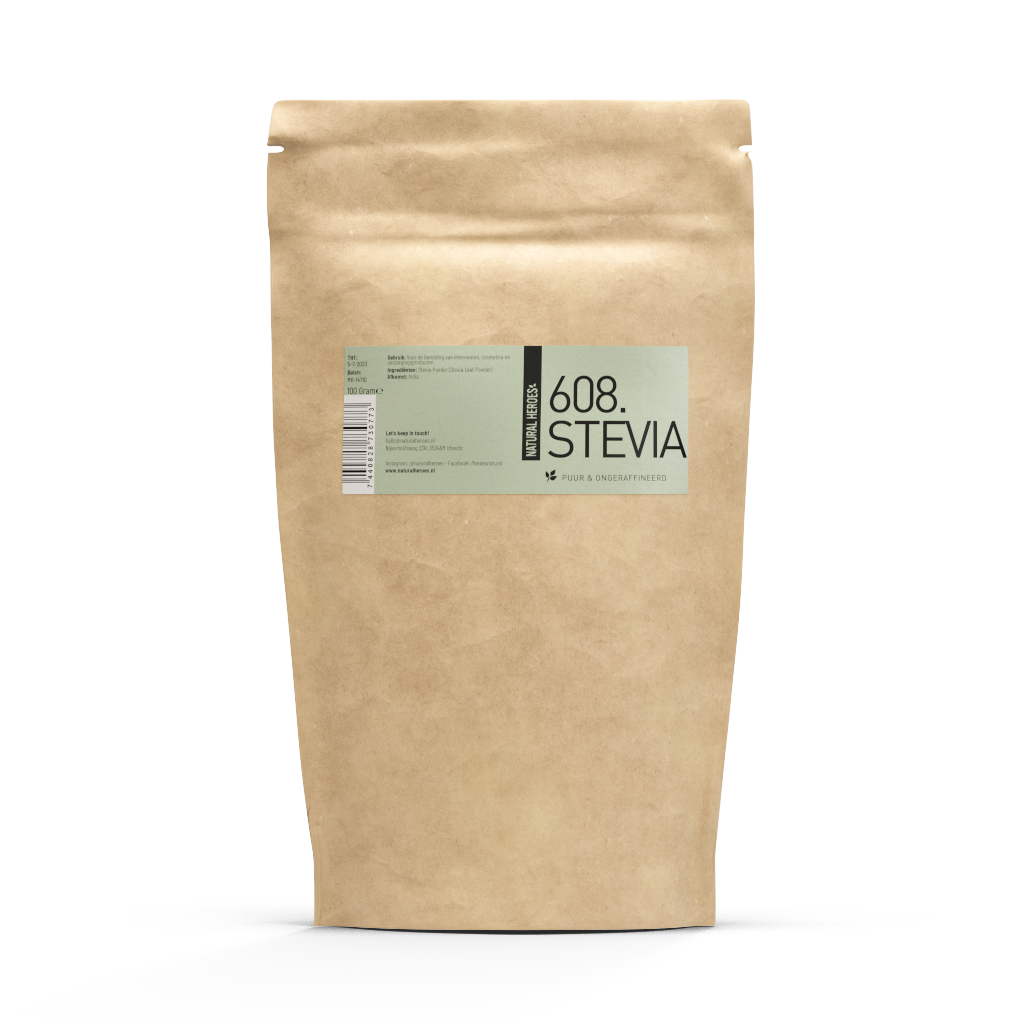 Stevia-Pudder (Reng a Raffinéiert)