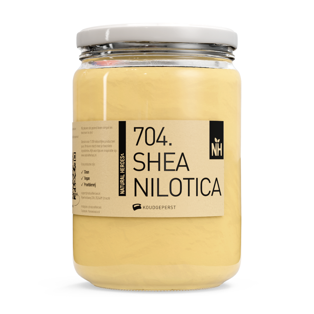 Shea Nilotica - Mëll Shea-Botter (Onraffinéiert a kal gepresst)