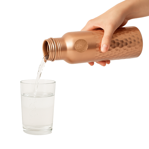 100% PURE KUPFERWAASSERFLÄSCH