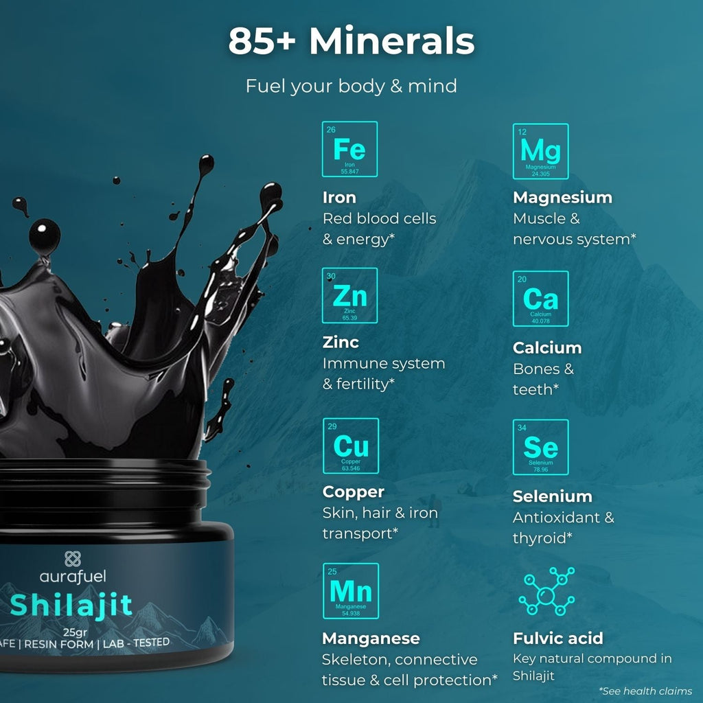 Pure Shilajit Harz aus dem Himalaya - 100% authentesch a gereinegt