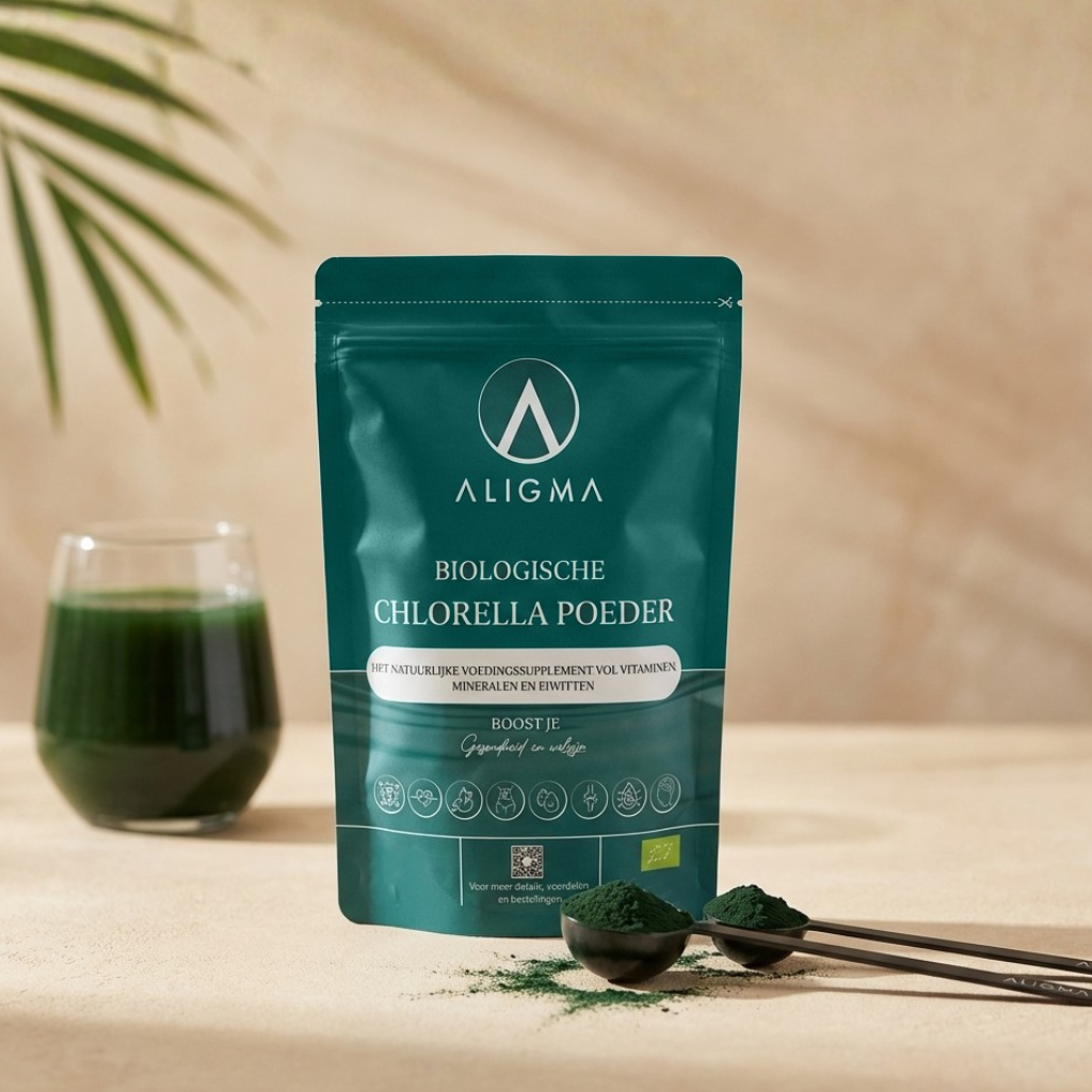Organesch Chlorella-Pudder Superfood 250 Gramm