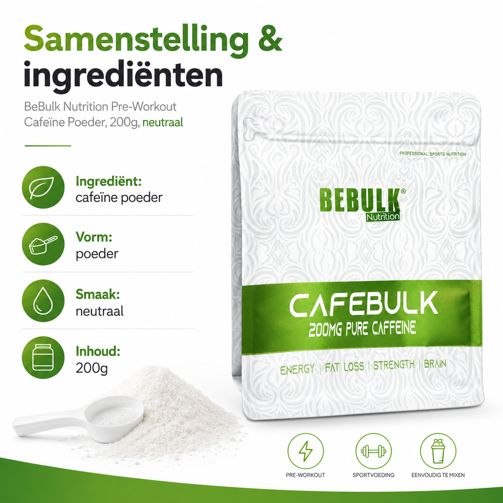 Cafebulk - Koffein Pulver - BeBulk Nutrition