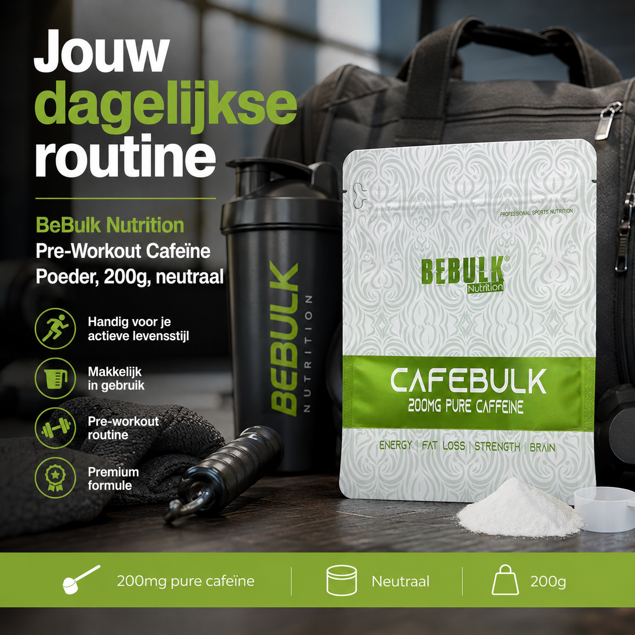 Cafebulk - Koffein Pulver - BeBulk Nutrition