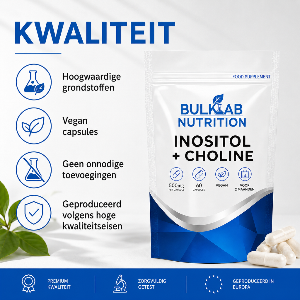 Inositol + Cholin - Kapselen - BulkLab Nutrition