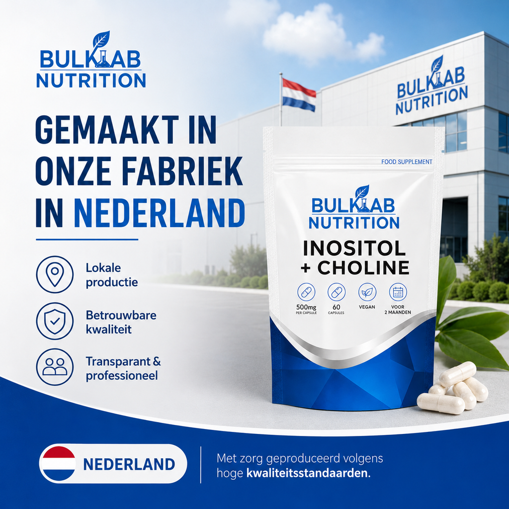 Inositol + Cholin - Kapselen - BulkLab Nutrition