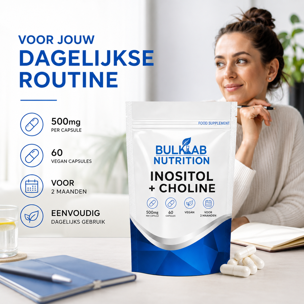 Inositol + Cholin - Kapselen - BulkLab Nutrition
