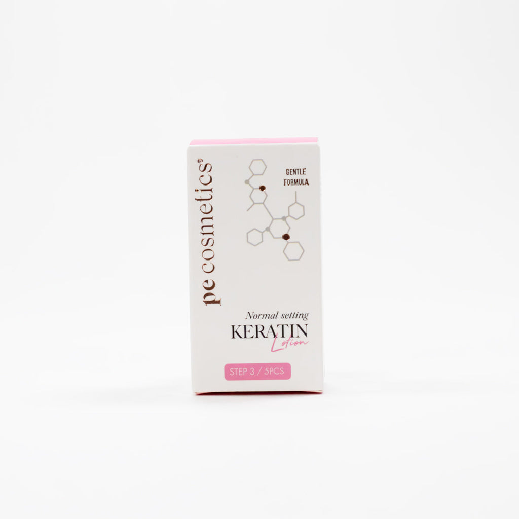 (Lotion 3) Normal Astellung vu Keratin-Filler-Säcken - Cysteamin Formule