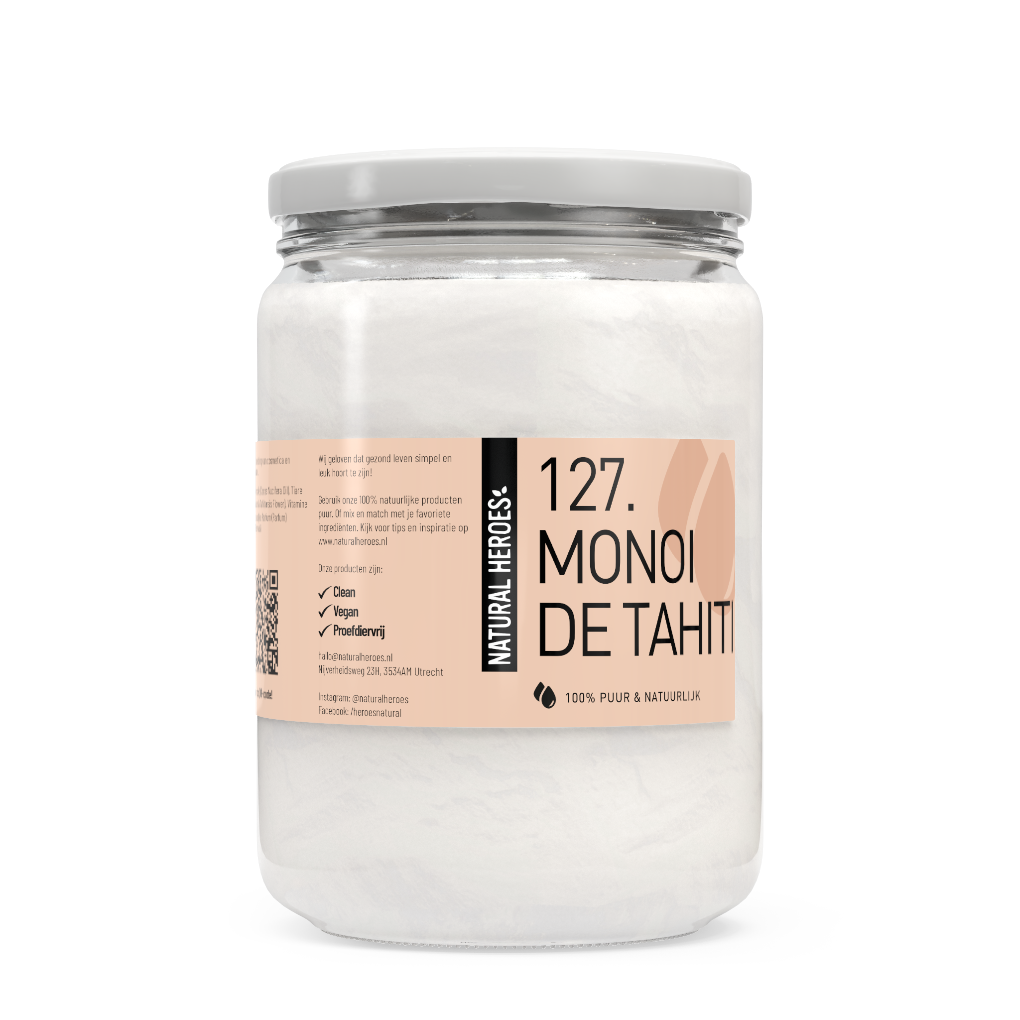 Monoï de Tahiti Ueleg (100% Pure & Natierlech)