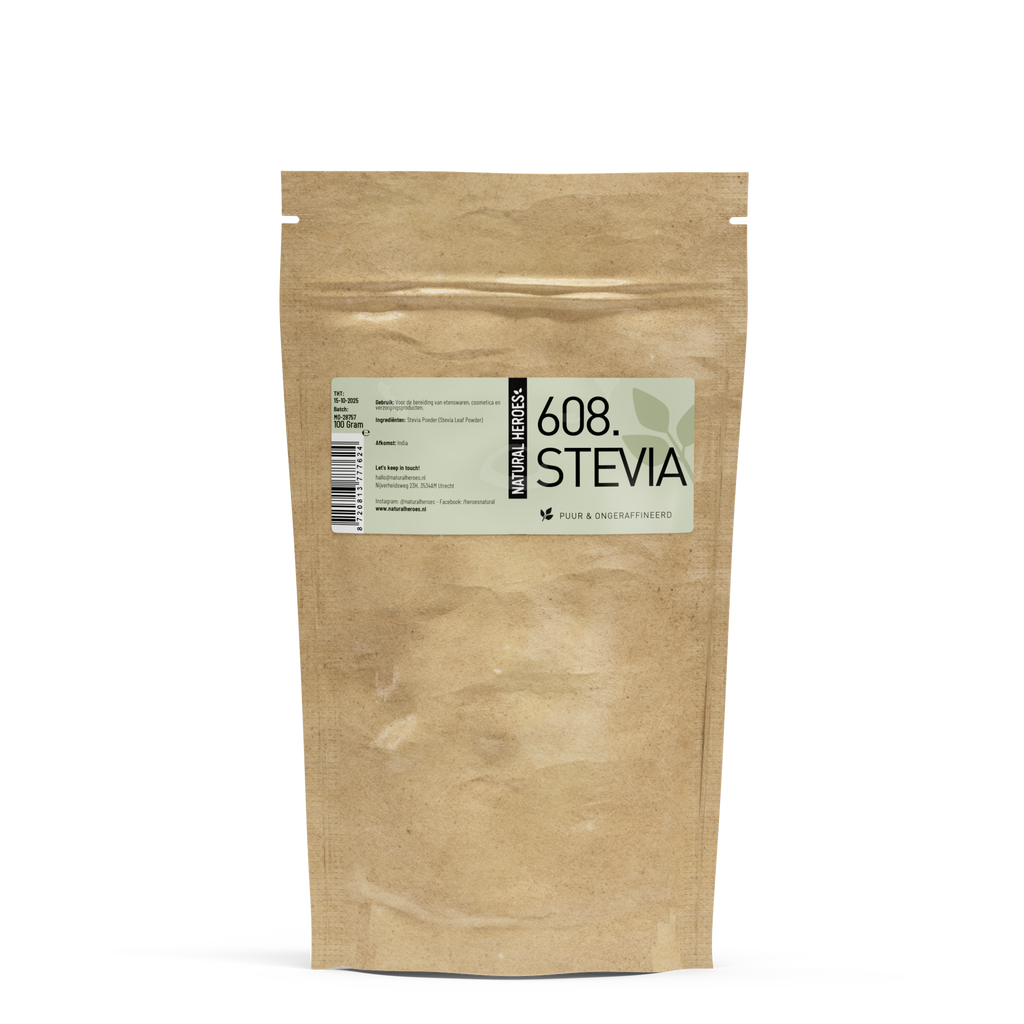Stevia-Pudder (Reng a Raffinéiert)
