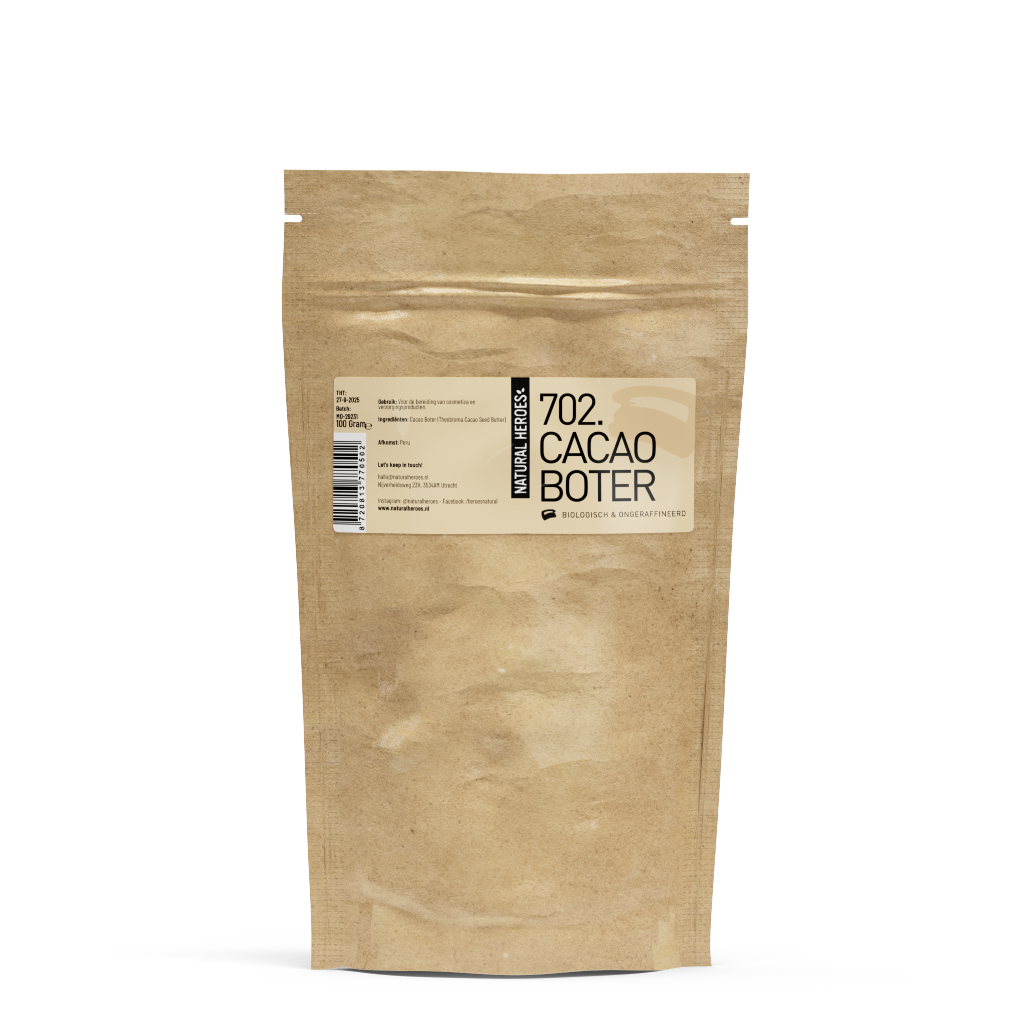 Kakaobotter (Bio & Onraffinéiert)