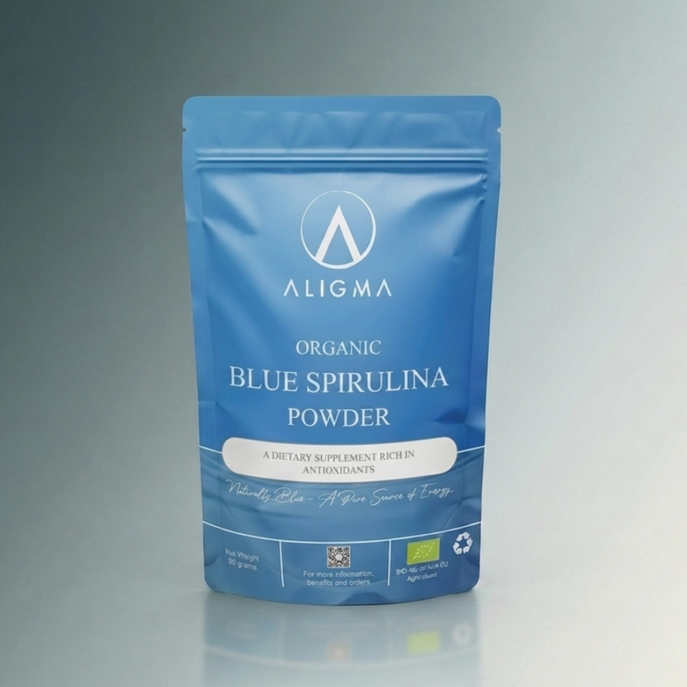 Organesch Blo Spirulina Pudder 75 Gramm