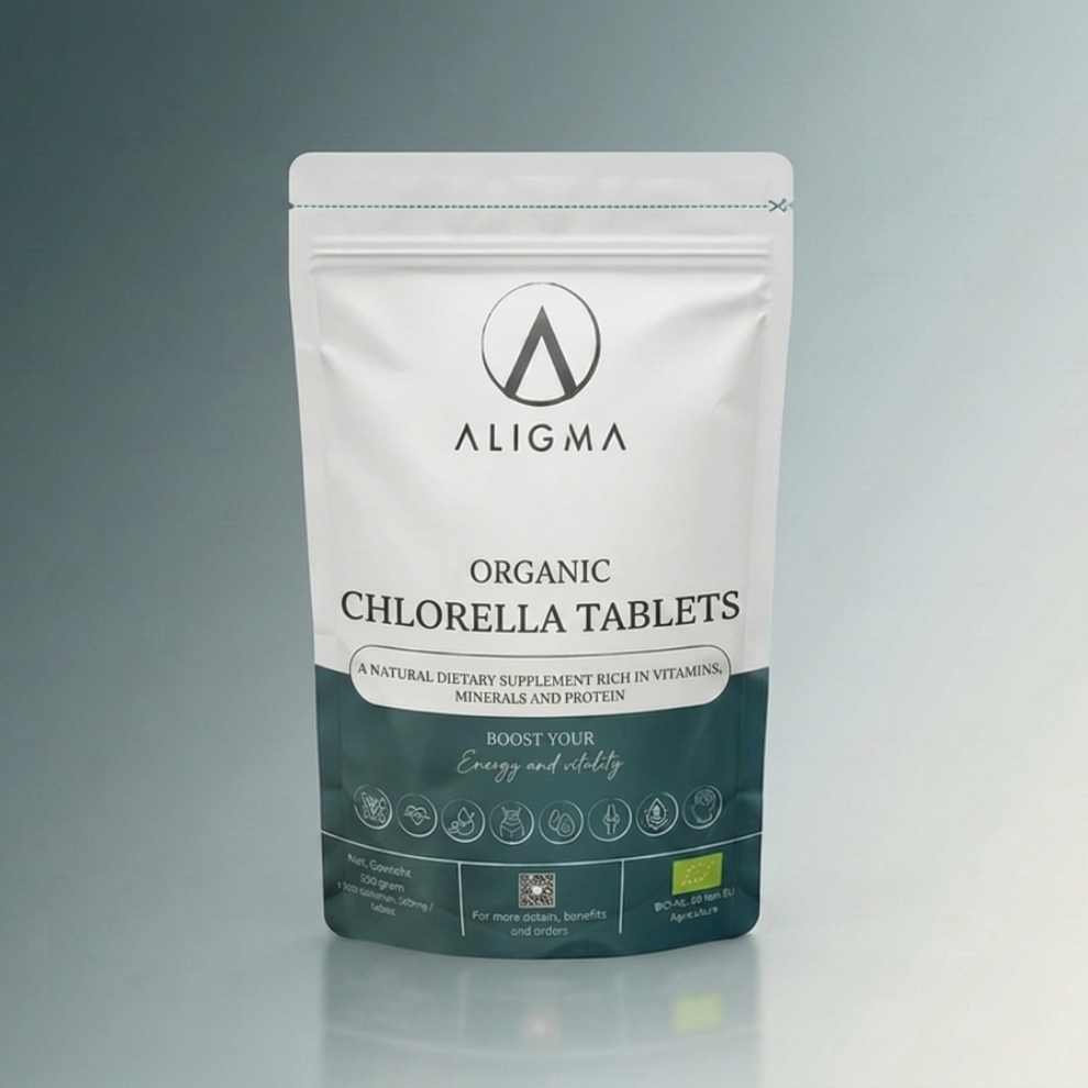 Organesch Chlorella Tabletten 500 Stécker - (500 mg pro Tablett)