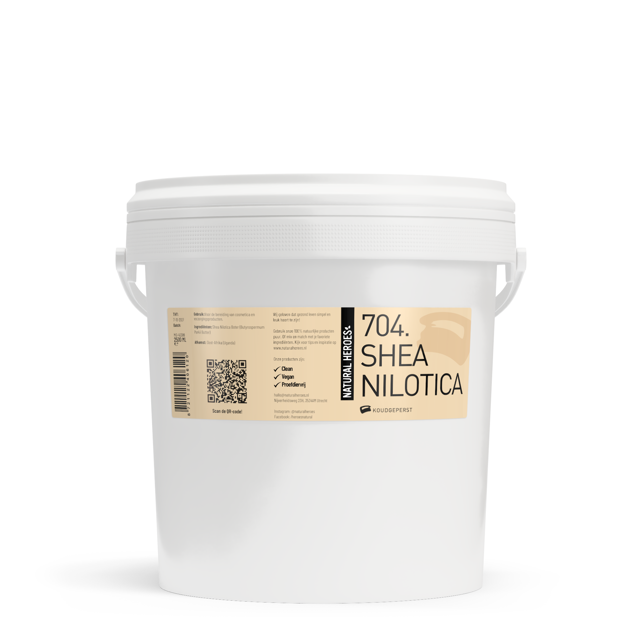 Shea Nilotica - Mëll Shea-Botter (Onraffinéiert a kal gepresst)
