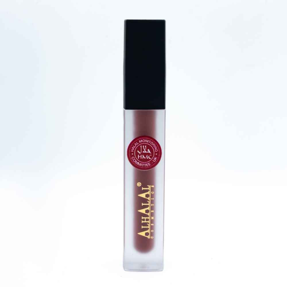 Alhalal Cosmetics flëssege Lippenstift an der Faarf beige Beige Lipgloss mat matter Finish