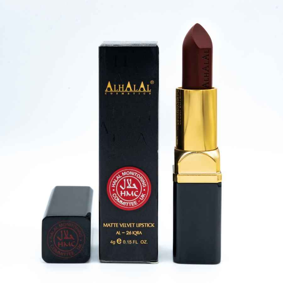 Kaaft Alhalal Cosmetics Velvet Lipstick mat mattem Halal Lipstick