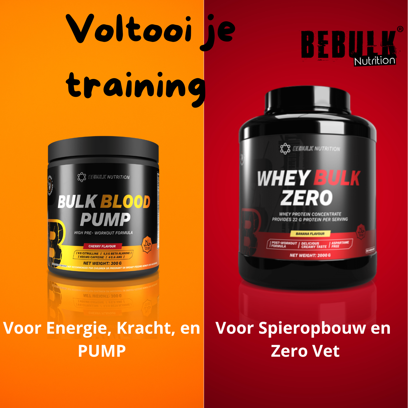 CreaBulk - 100% Kreatin Monohydraat - BeBulk Nutrition