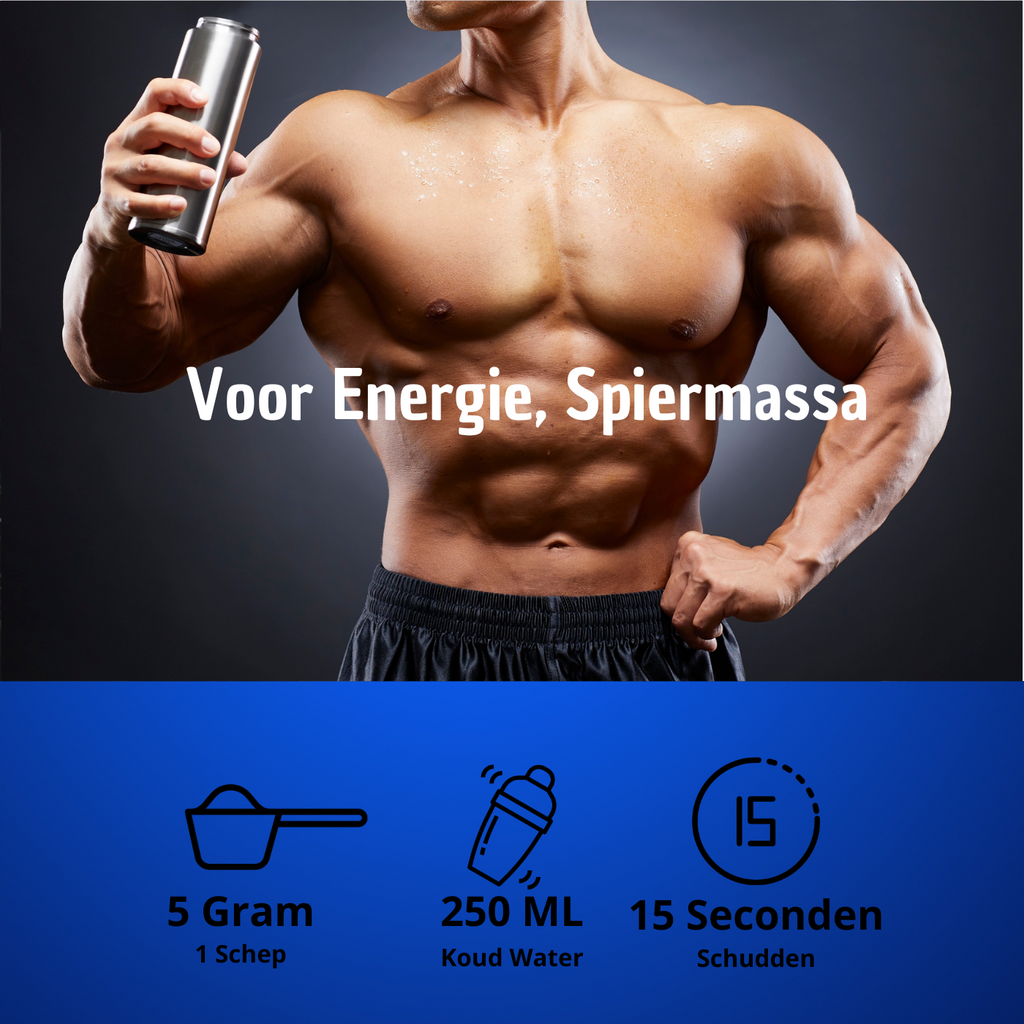 CreaBulk - 100% Kreatin Monohydraat - BeBulk Nutrition