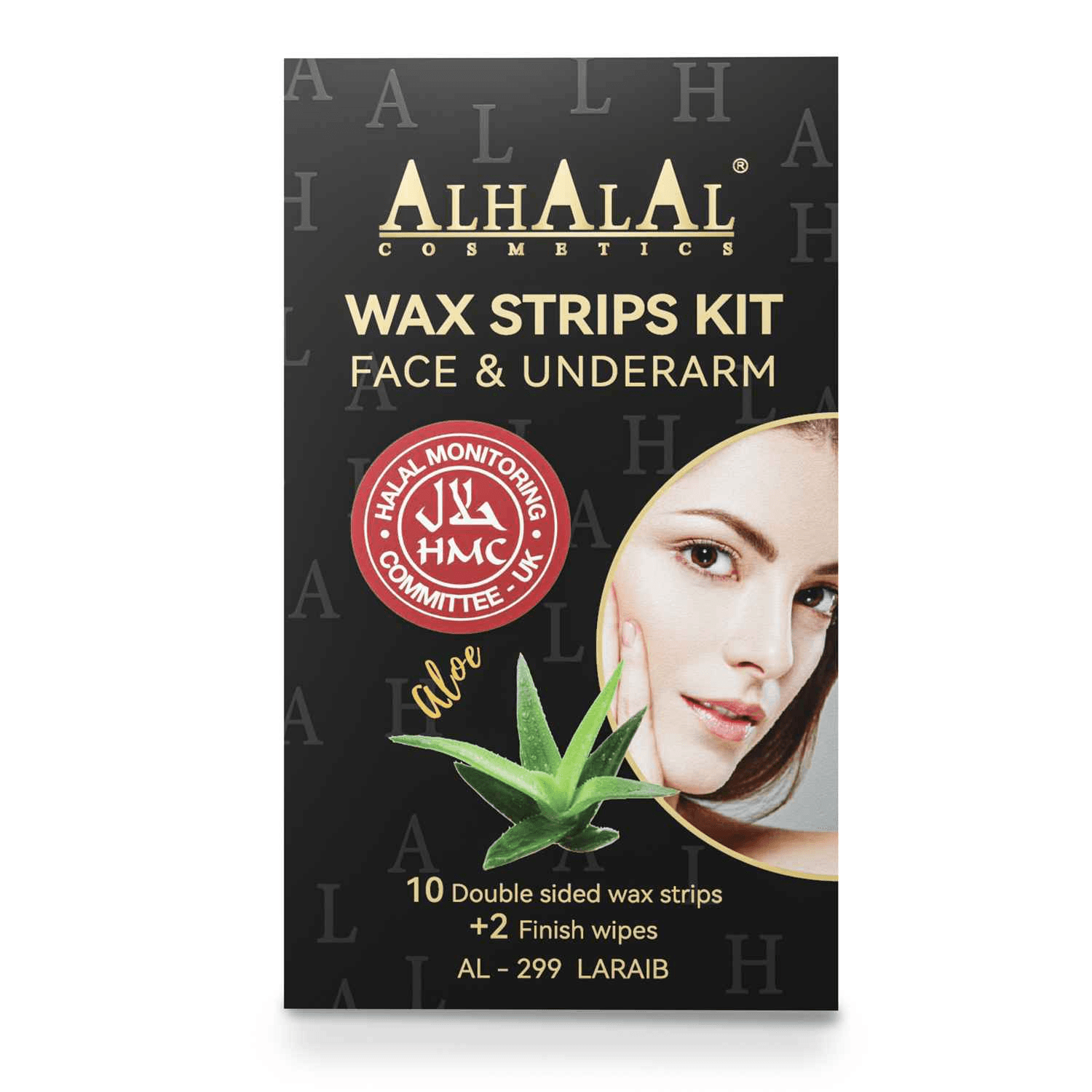 AL-299 LARAIB WAX STRIP FIR GESIICHT AN ACHSEL - Halal Kosmetik