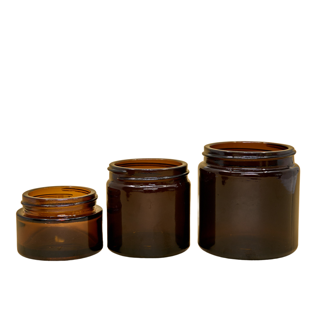 Glass Jar - Brong (inklusiv Kapp)