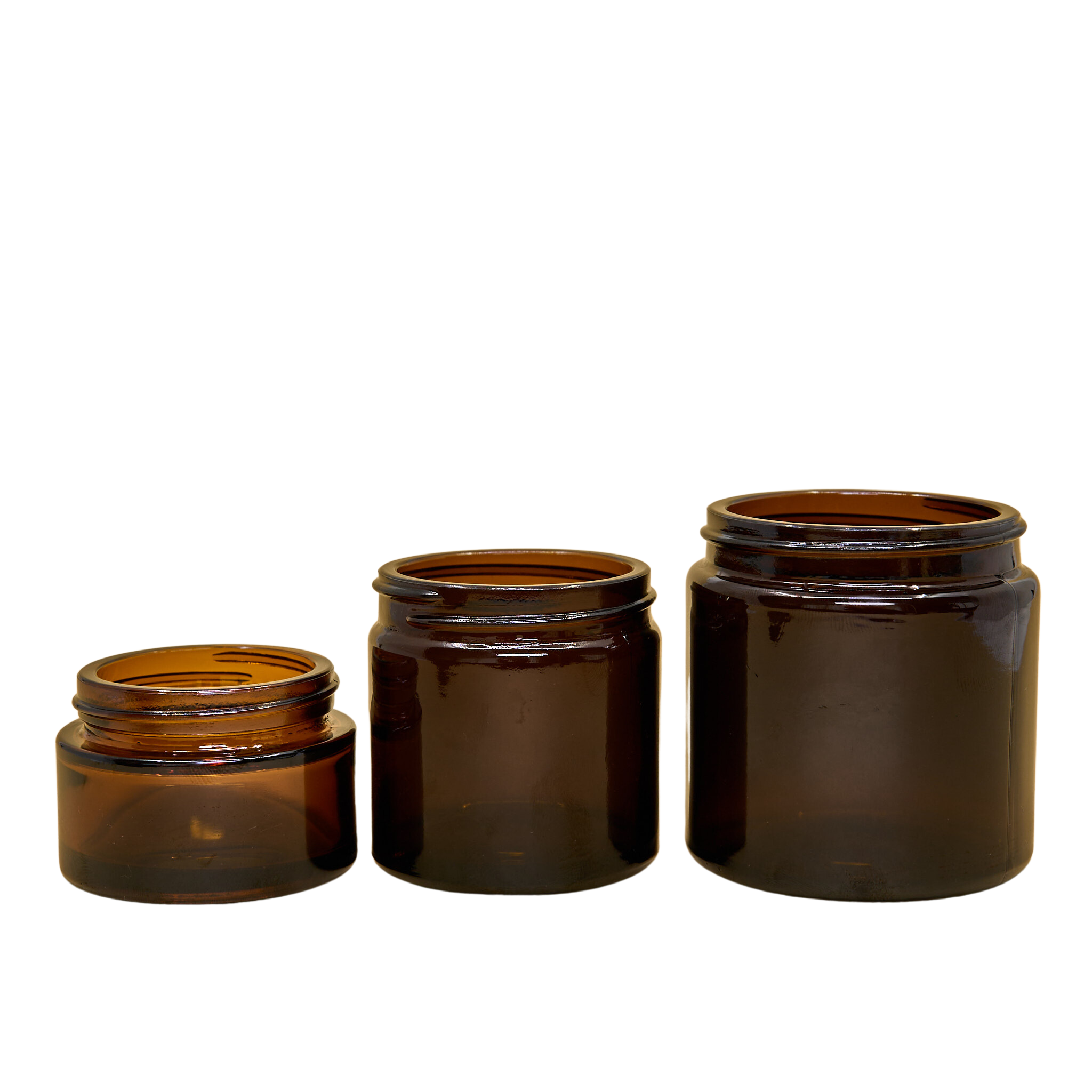 Glass Jar - Brong (inklusiv Kapp)