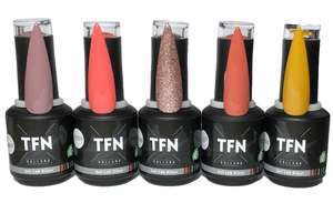 TFN Gel Lak D 009 Nude Gouden Glitter Vegan HEMA-vrij 15ml