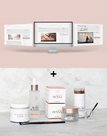 Online Training Brow Henna + Starterkit (verschidde Sproochen)