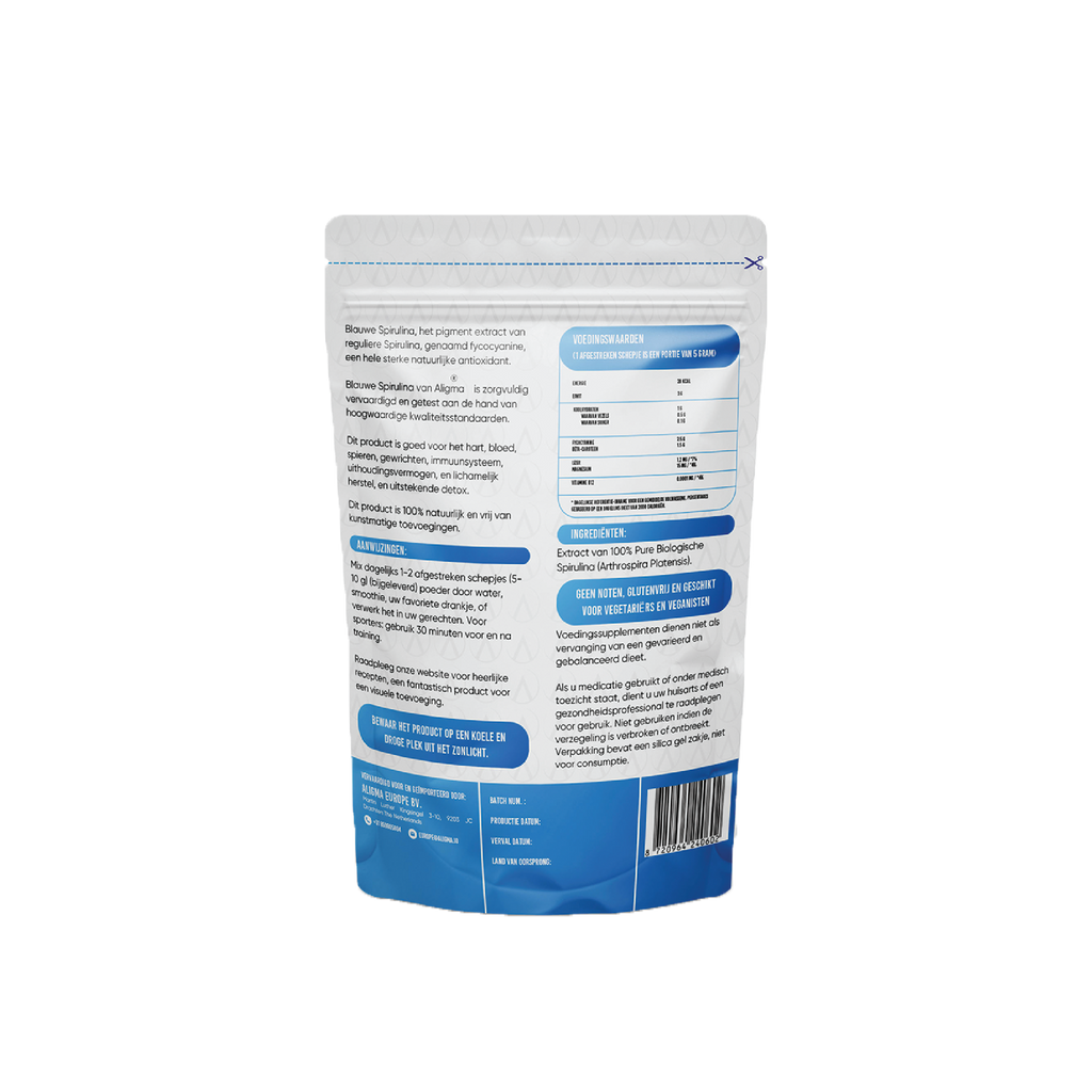Organesch Blo Spirulina Pudder Superfood 75 Gramm