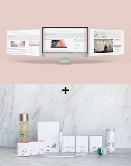 Online Training Lash Volume Lift + Starterkit (verschidde Sproochen)
